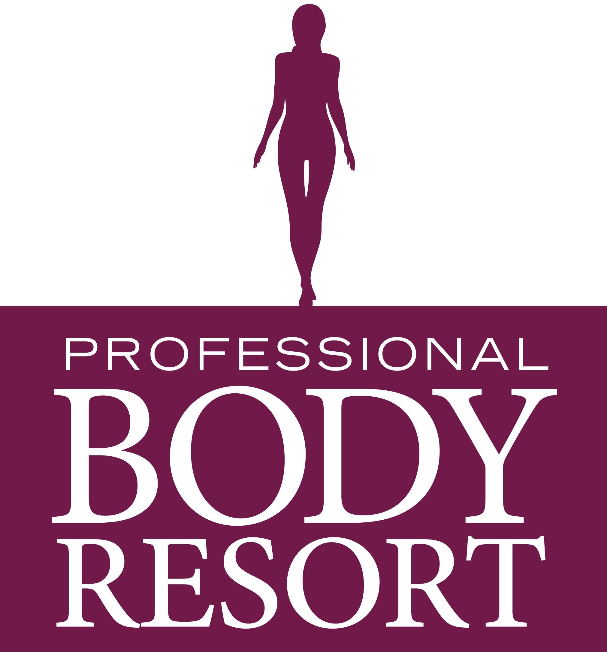 Professional Body Resort Logo mit Figur